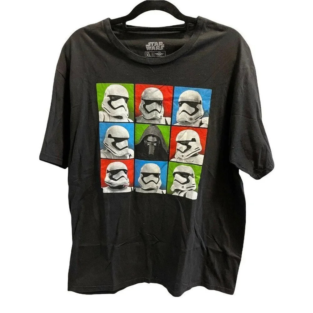Star Wars Darth Vader Stormtroopers Mad Engine Graphic T-Shirt  XLARGE retro